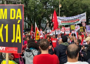 Fim de semana de atos e manifestações reforçam pressão pelo fim da escala 6×1 – CUT