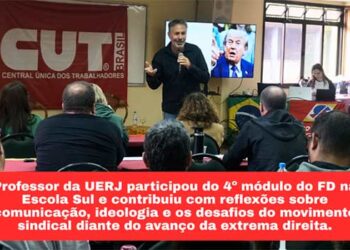 Erick Felinto debate extrema direita na Formação de Dirigentes da Região Sul | Notícias